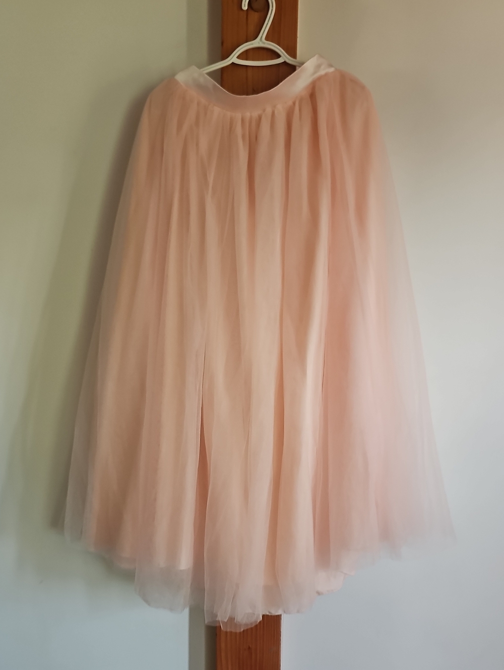 Soft Pink Tulle Maxi Skirt